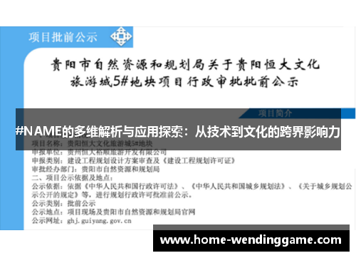 #NAME的多维解析与应用探索：从技术到文化的跨界影响力