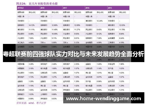 粤超联赛前四强球队实力对比与未来发展趋势全面分析