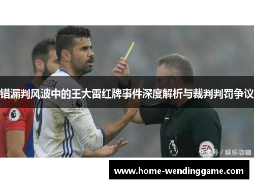 错漏判风波中的王大雷红牌事件深度解析与裁判判罚争议